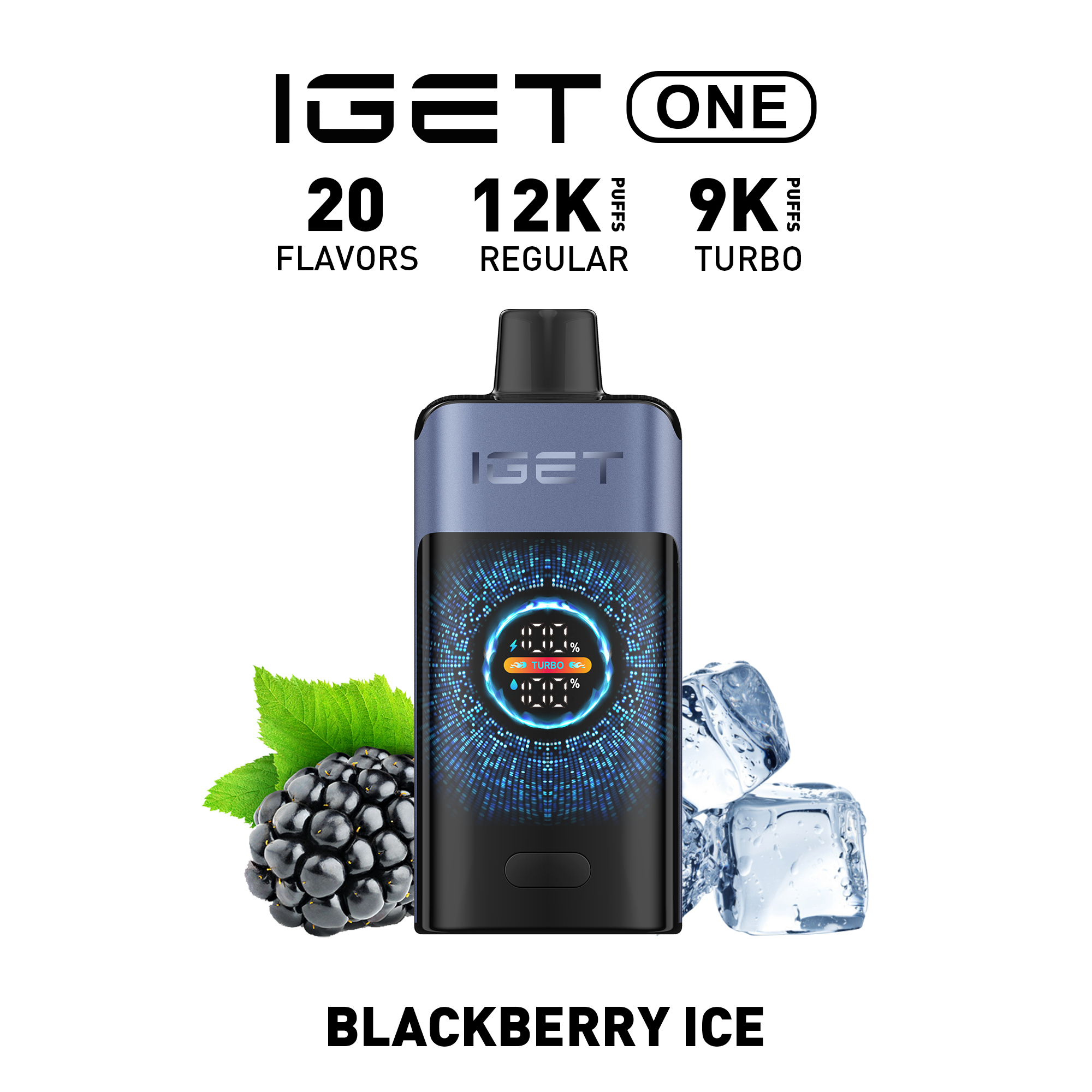 iGet ONE 12000 - Blackberry Ice