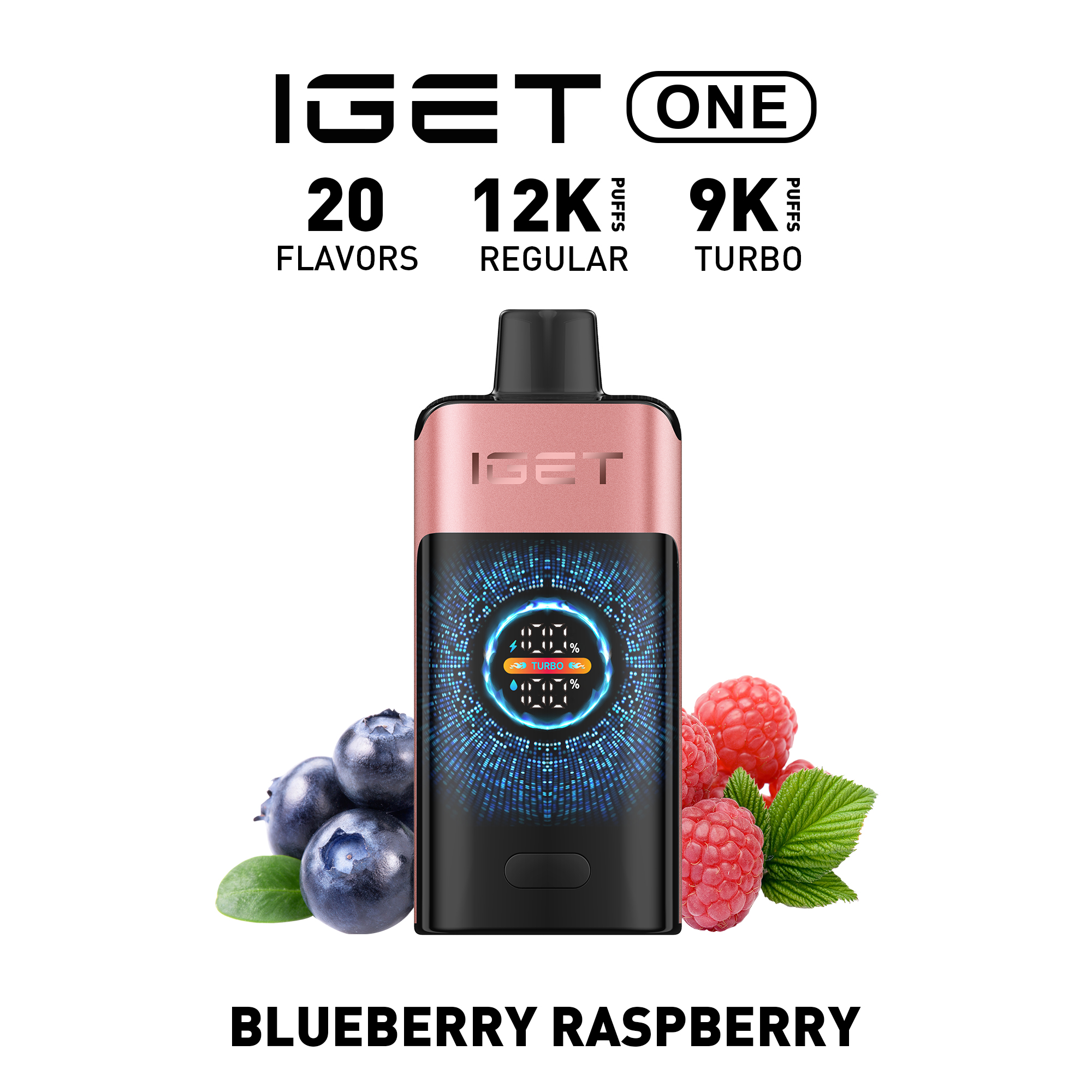 iGet ONE 12000 - Blueberry Raspberry
