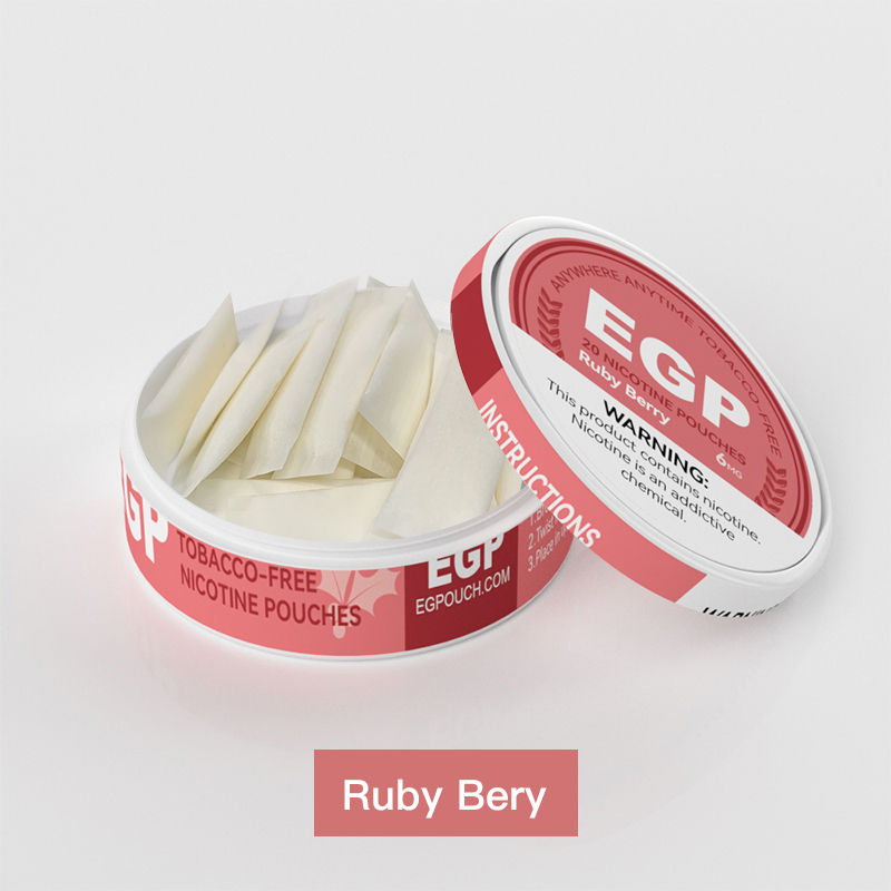 EGP Nicotine Pouch Ruby Berry 6mg